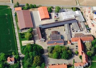 Luftaufnahme Zuchtstation Hovedissen