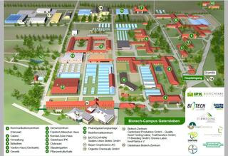 Geländeplan Biotechpark Gatersleben