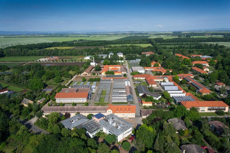 Luftaufnahme Biotechparkpark Gatersleben (Quelle: IPK Gatersleben)